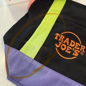 Trader Joe's Black Tote Bag with a flaw! Read in description